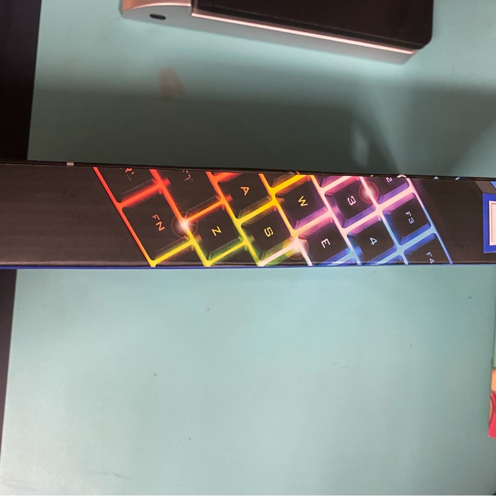 3 Pieces. - 2  1-Handed Gaming Keyboard  & 1 LED Monitor Riser - Picture 5 of 11